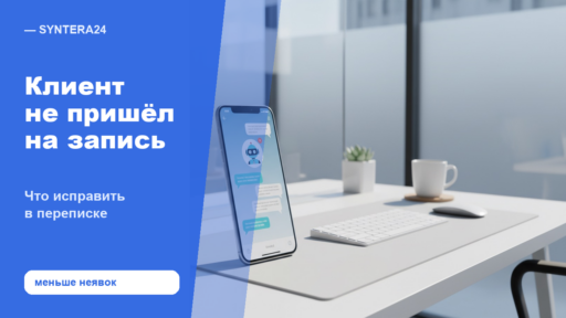 Почему клиент не приходит на запись — обложка Syntera24