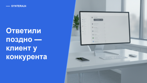 Ответили поздно — клиент у конкурента: обложка статьи Syntera24