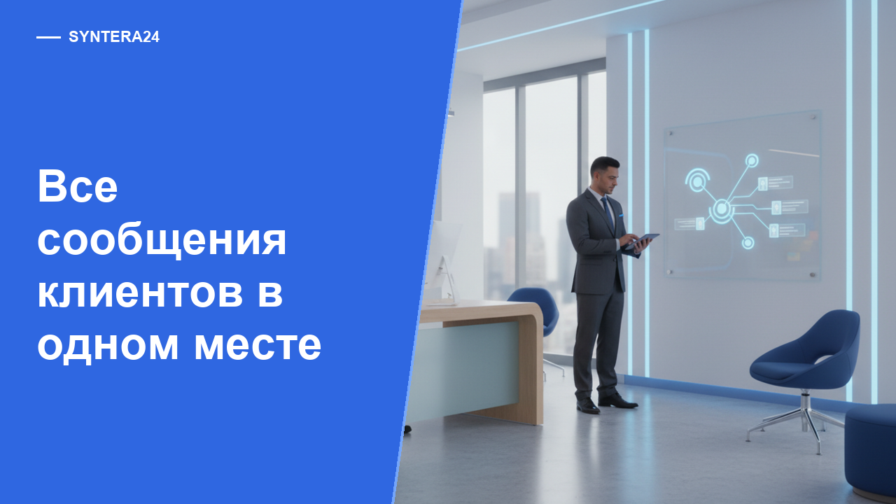 Как собрать все сообщения клиентов в одном месте — обложка Syntera24